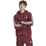 Adidas Tuta completa Essentials 3 Stripes Cappuccio Felpata Bordo Uomo JG5949 - JG5951 AXJN ALEXANDER john shoes alexanderjohn.it tuta invernale abbinata inverno