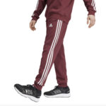 Adidas Tuta completa Essentials 3 Stripes Cappuccio Felpata Bordo Uomo JG5949 - JG5951 AXJN ALEXANDER john shoes alexanderjohn.it tuta invernale abbinata inverno