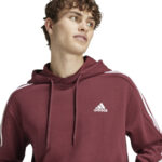 Adidas Tuta completa Essentials 3 Stripes Cappuccio Felpata Bordo Uomo JG5949 - JG5951 AXJN ALEXANDER john shoes alexanderjohn.it tuta invernale abbinata inverno