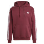 Adidas Tuta completa Essentials 3 Stripes Cappuccio Felpata Bordo Uomo JG5949 - JG5951 AXJN ALEXANDER john shoes alexanderjohn.it tuta invernale abbinata inverno