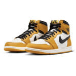 Nike Air Jordan 1 Retro High OG Yellow Ochre Uomo DZ5485 701 | AXJN Alexander John shoes alexanderjohn.it scarpe alte stivaletto Jordan
