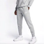 Nike Tuta Completa Felpata Cappuccio NSW Club Fleece Hoodie Grigio Uomo BV2654-063 / BV2671-063 axjn alexander john shoes alexanderjohn.it tuta felpata con cappuccio invernale