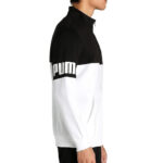 Puma Tuta Completa Felpata Power Colorblock Suit Uomo Nero Bianco 670038 01 axjn alexander john shoes alexanderjohn.it tuta intera felpa pantaloni