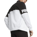 Puma Tuta Completa Felpata Power Colorblock Suit Uomo Nero Bianco 670038 01 axjn alexander john shoes alexanderjohn.it tuta intera felpa pantaloni