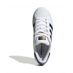 ADIDAS SUPERSTAR J Bianco Nero Junior FU7712 scarpe alexander john shoes sneakers unisex donna ragazzi ragazza AXJN Alexanderjohn.it