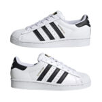 ADIDAS SUPERSTAR J Bianco Nero Junior FU7712 scarpe alexander john shoes sneakers unisex donna ragazzi ragazza AXJN Alexanderjohn.it