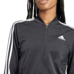 Adidas Tuta Completa 3 Stripes Essentials Nero Donna IJ8781 axjn alexander john shoes alexanderjohn.it tuta da donna intera senza cappuccio