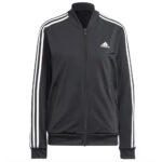 Adidas Tuta Completa 3 Stripes Essentials Nero Donna IJ8781 axjn alexander john shoes alexanderjohn.it tuta da donna intera senza cappuccio