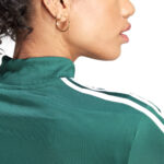 Adidas Tuta Completa 3 Stripes Essentials Verde Donna IJ8785 Tuta da donna intera felpa pantalone axjn alexander john shoes alexanderjohn.it