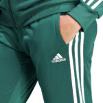 Adidas Tuta Completa 3 Stripes Essentials Verde Donna IJ8785 Tuta da donna intera felpa pantalone axjn alexander john shoes alexanderjohn.it