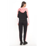 Adidas Tuta Completa Boldblock Cappuccio Rosa Nero Donna IX1110 axjn alexander john shoes alexanderjohn.it tuta con cappuccio acetata invernale