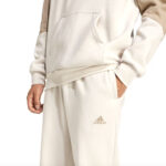 Adidas Tuta Completa Fleece Colorblock Beige Felpata Cappuccio Uomo IY6671 axjn alexanderjohn.it alexander john shoes felpa con cappuccio invernale inverno