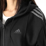 Adidas Tuta Completa Cappuccio Felpata Energize Nero Donna IA3150 AXJN Alexander John shoes alexanderjohn.it tuta intera invernale inverno nero grigio woman