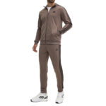 Adidas Tuta Completa Uomo 3 Stripes Essentials Acetata Marrone JD9862 alexanderjohn.it shoes tracksuits AXJN Alexander John
