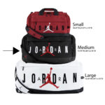 Nike Borsone Air Jordan Velocity Duffle Nero Rosso Bianco MM0920 023 axjn alexander john shoes alexanderjohn.it borsa palestra sport piscina box
