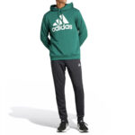 Adidas Tuta Completa French Terry Acetata Cappuccio Verde Nero Uomo IP3115 axjn alexander john shoes alexanderjohn.it tuta da palestra sport calcio fitness sportiva