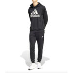Adidas Tuta Completa French Terry Acetata Cappuccio Nero Uomo IP1610 axjn alexander john shoes alexanderjohn.it