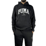 Puma Tuta Squad Nero Uomo 683817 01 Nero Cappuccio Completa Felpata axjn alexander john shoes alexanderjohn.it invernale ragazzi ginnastica