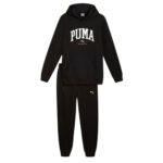 Puma Tuta Squad Nero Uomo 683817 01 Nero Cappuccio Completa Felpata axjn alexander john shoes alexanderjohn.it invernale ragazzi ginnastica