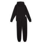 Puma Tuta Completa Loungewear Felpata Cappuccio Nero Donna 683091 01 invernale woman inverno axjn alexander john shoes alexanderjohn.it