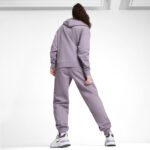 Puma Tuta Completa Loungewear Felpata Cappuccio Lilla Donna 683091 30 axjn alexander john shoes alexanderjohn.it tuta invernale interna cotone felpata