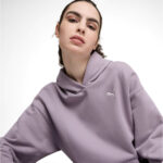 Puma Tuta Completa Loungewear Felpata Cappuccio Lilla Donna 683091 30 axjn alexander john shoes alexanderjohn.it tuta invernale interna cotone felpata