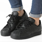 ADIDAS SUPERSTAR J Nero FU7713 Junior Core Black | AXJN Alexander John scarpe donna ragazzi ragazza unisex sneakers classic cameriere divisa palestra ginnastica
