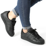 ADIDAS SUPERSTAR J Nero FU7713 Junior Core Black | AXJN Alexander John scarpe donna ragazzi ragazza unisex sneakers classic cameriere divisa palestra ginnastica
