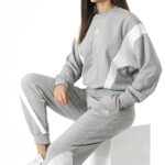 Adidas Tuta Completa Laziday Grigio Girocollo Cotone Garzata Donna IS0846 AXJN alexander john shoes alexanderjohn.it primaverile