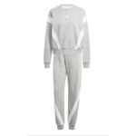 Adidas Tuta Completa Laziday Grigio Girocollo Cotone Garzata Donna IS0846 AXJN alexander john shoes alexanderjohn.it primaverile