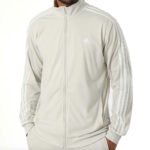 Adidas Tuta Uomo 3 Stripes Sabbia IY6674 Essentials Acetata axjn alexander john shoes alexanderjohn.it tuta invernale