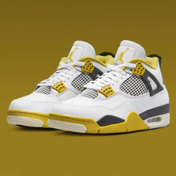 Nike Jordan - Air Jordan 4 Retro Vivid Sulfur AQ9129 101 - 10 copia Scarpe Unisex uomo donna wmns Nike Air Jordan 4 Retro Vivid Sulfur AQ9129 101 alexander john shoes AXJN Alexanderjohn.it sneakers originali autentiche