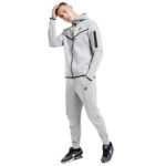 Nike Tech Fleece Tuta Sportwear Grigio Uomo CU4489-063 / CU4495-063, alexander john shoes AXJN Alexanderjohn.it tuta cotone invernale primavera uomo ragazzi ragazzo palestra scuola ginnastica