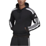 Adidas Tuta Uomo Squadra 21 Nero Felpata GT6634-GT6642 tuta uomo completa felpa con cappuccio tuta invernale axjn alexanderjohn.it alexander john shoes