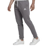 Adidas Tuta Uomo Entrada 22 Grigio Felpata HB0578 - H57531 tuta completa da uomo felpa con cappuccio pantalone felpato