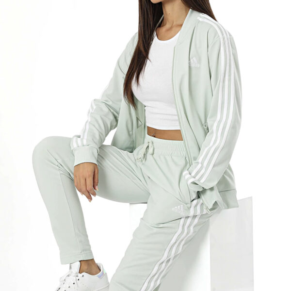 Adidas Tuta Donna 3 Stripes Verde Acqua IX1094 Essentials acetata alexanderjohn.it tuta invernale inverno AXJN Alexanderjohn.it
