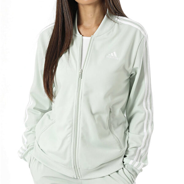 adidas-tuta-essentials-3-stripes-donna-verde-acqua-IX1094 Adidas Tuta Donna 3 Stripes Verde Acqua IX1094 Essentials acetata alexanderjohn.it tuta invernale inverno AXJN Alexanderjohn.it