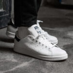 Scarpe Uomo Adidas Stan Smith Bianco Dark Blue Uomo M20325, alexander john shoes scarpe da uomo AXJN Alexanderjohn.it tennis ginnastica vera pelle