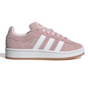 Adidas Campus 00s Rosa Bianco Junior JH7840 scarpe basse scamosciato donna ragazzi junior