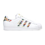 Adidas Superstar J Bianco Multicolor FY9828 scarpe donna basse ragazzi junior