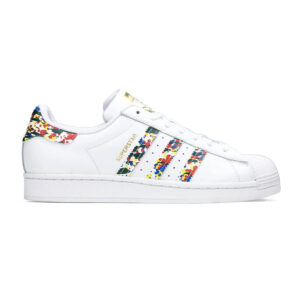 Adidas Superstar J Bianco Multicolor FY9828 scarpe donna basse ragazzi junior
