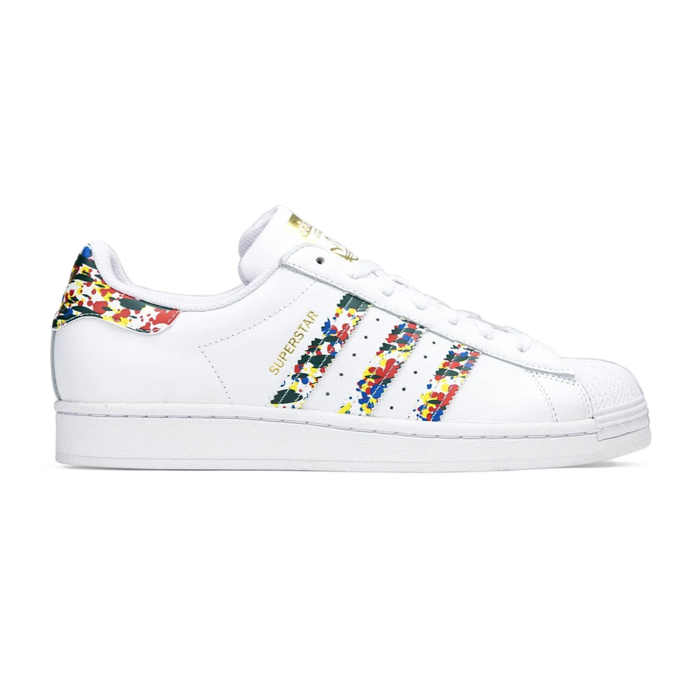 Adidas Superstar J Bianco Multicolor FY9828 Adidas Superstar J Bianco Multicolor FY9828 scarpe donna basse ragazzi junior
