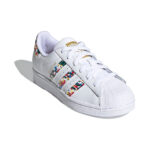 Adidas Superstar J Bianco Multicolor FY9828 scarpe donna basse ragazzi junior