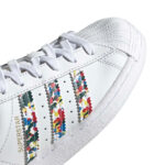 Adidas Superstar J Bianco Multicolor FY9828 scarpe donna basse ragazzi junior