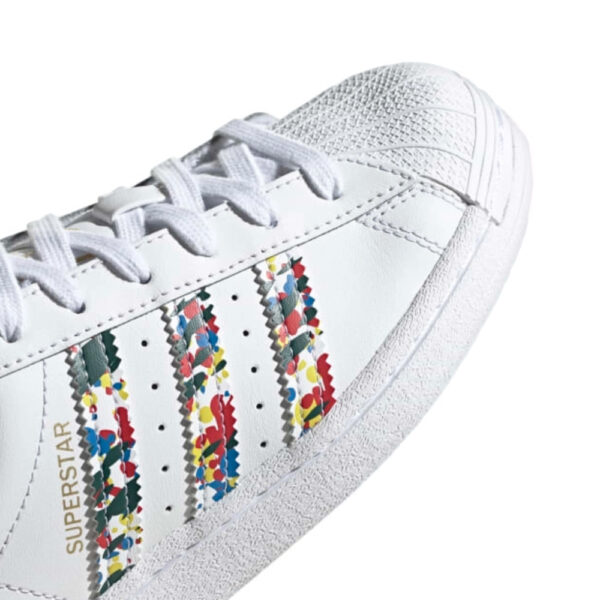 Adidas Superstar J Bianco Multicolor FY9828 Adidas Superstar J Bianco Multicolor FY9828 scarpe donna basse ragazzi junior