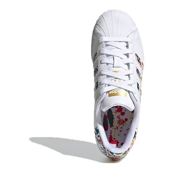 Adidas Superstar J Bianco Multicolor FY9828 Adidas Superstar J Bianco Multicolor FY9828 scarpe donna basse ragazzi junior
