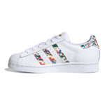 Adidas Superstar J Bianco Multicolor FY9828 scarpe donna basse ragazzi junior