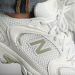 New Balance 530 Bianco olive U530CSC scarpe basse sportive tela donna