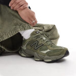 New balance 9060 Verde Uomo U9060ZGD scarpe camoscio comode verdi unisex