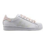 adidas superstar bianco rosa junior FV3761 scarpe basse comode donna ragazza